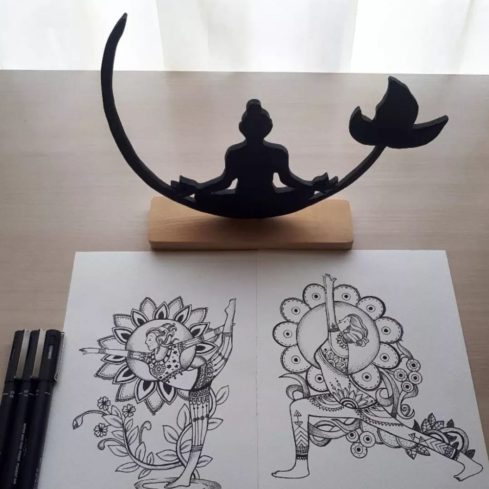 Rapid drawing- Yogi Painting
